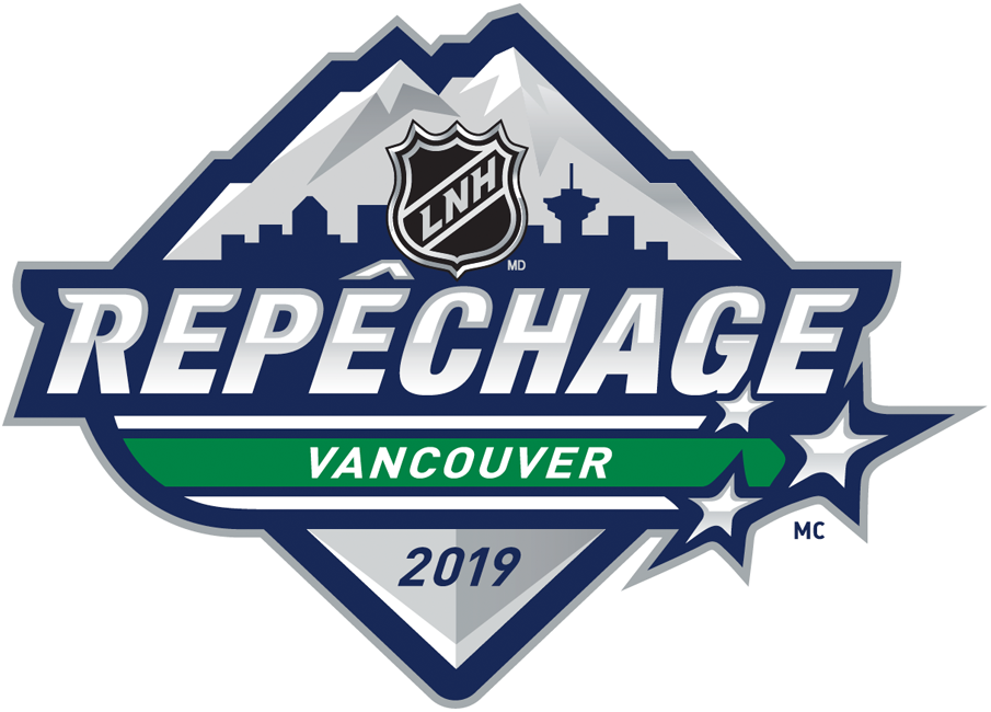 NHL Draft 2018-2019 Alt. Language Logo vinyl decal